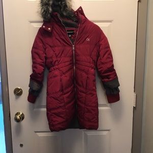 Girls dress winter coat